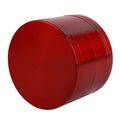 Spice Grinder Zinc Alloy Spice Herb Crusher 40mm 4 Layer Metal Tobacco Grinder for Home Red