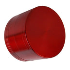 Spice Grinder Zinc Alloy Spice Herb Crusher 40mm 4 Layer Metal Tobacco Grinder for Home Red