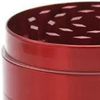 Spice Grinder Zinc Alloy Spice Herb Crusher 40mm 4 Layer Metal Tobacco Grinder for Home Red