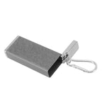 Cigarette Case for 8pcs King Size Cigars Retro 3D Carving Impact Resistant Aluminum Cigarette Pocket Holder Black
