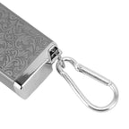 Cigarette Case for 8pcs King Size Cigars Retro 3D Carving Impact Resistant Aluminum Cigarette Pocket Holder Black