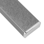 Cigarette Case for 8pcs King Size Cigars Retro 3D Carving Impact Resistant Aluminum Cigarette Pocket Holder Black
