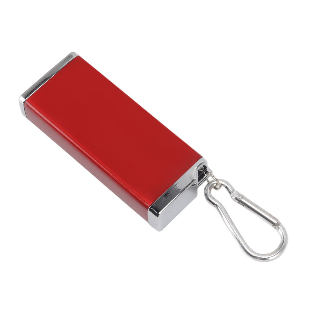 Cigarette Case Aluminum Glossy Square Crush Resistant Portable Cigarette Box Holder for 8 Coarse Cigarettes Daily Red