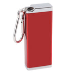 Cigarette Case Aluminum Glossy Square Crush Resistant Portable Cigarette Box Holder for 8 Coarse Cigarettes Daily Red