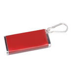 Cigarette Case Aluminum Glossy Square Crush Resistant Portable Cigarette Box Holder for 8 Coarse Cigarettes Daily Red