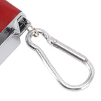 Cigarette Case Aluminum Glossy Square Crush Resistant Portable Cigarette Box Holder for 8 Coarse Cigarettes Daily Red