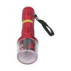 Electrical Herb Tobacco Grinder Aluminium Alloy Flashlight Shape Handheld Fine Grinding Grinder Cracker Red
