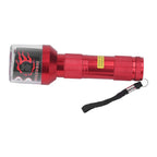 Electrical Herb Tobacco Grinder Aluminium Alloy Flashlight Shape Handheld Fine Grinding Grinder Cracker Red
