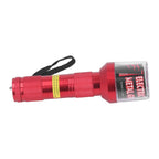 Electrical Herb Tobacco Grinder Aluminium Alloy Flashlight Shape Handheld Fine Grinding Grinder Cracker Red