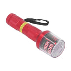 Electrical Herb Tobacco Grinder Aluminium Alloy Flashlight Shape Handheld Fine Grinding Grinder Cracker Red