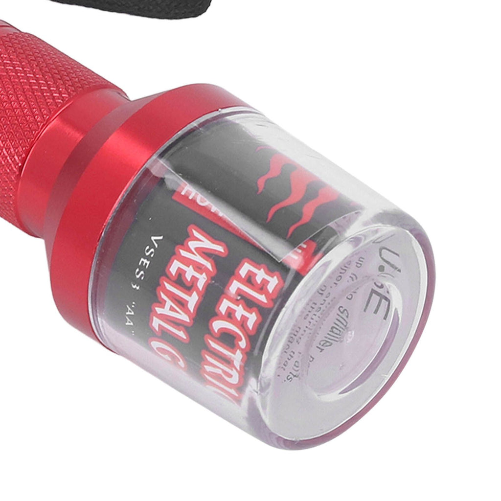 Electrical Herb Tobacco Grinder Aluminium Alloy Flashlight Shape Handheld Fine Grinding Grinder Cracker Red