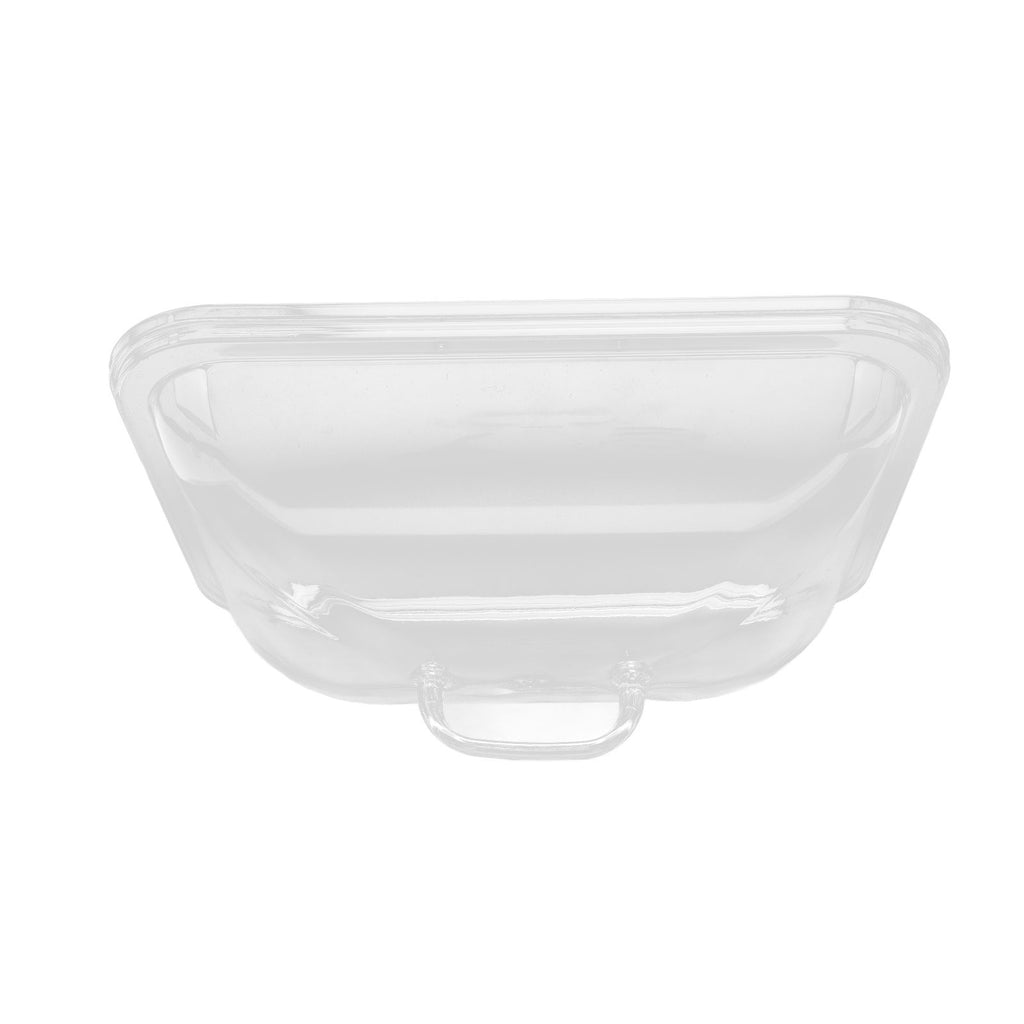 Splatter Cover Clear Transparent Acrylic Dustproof Rectangle Shape Convenient Practical Home Plate Covers for Kitchen M