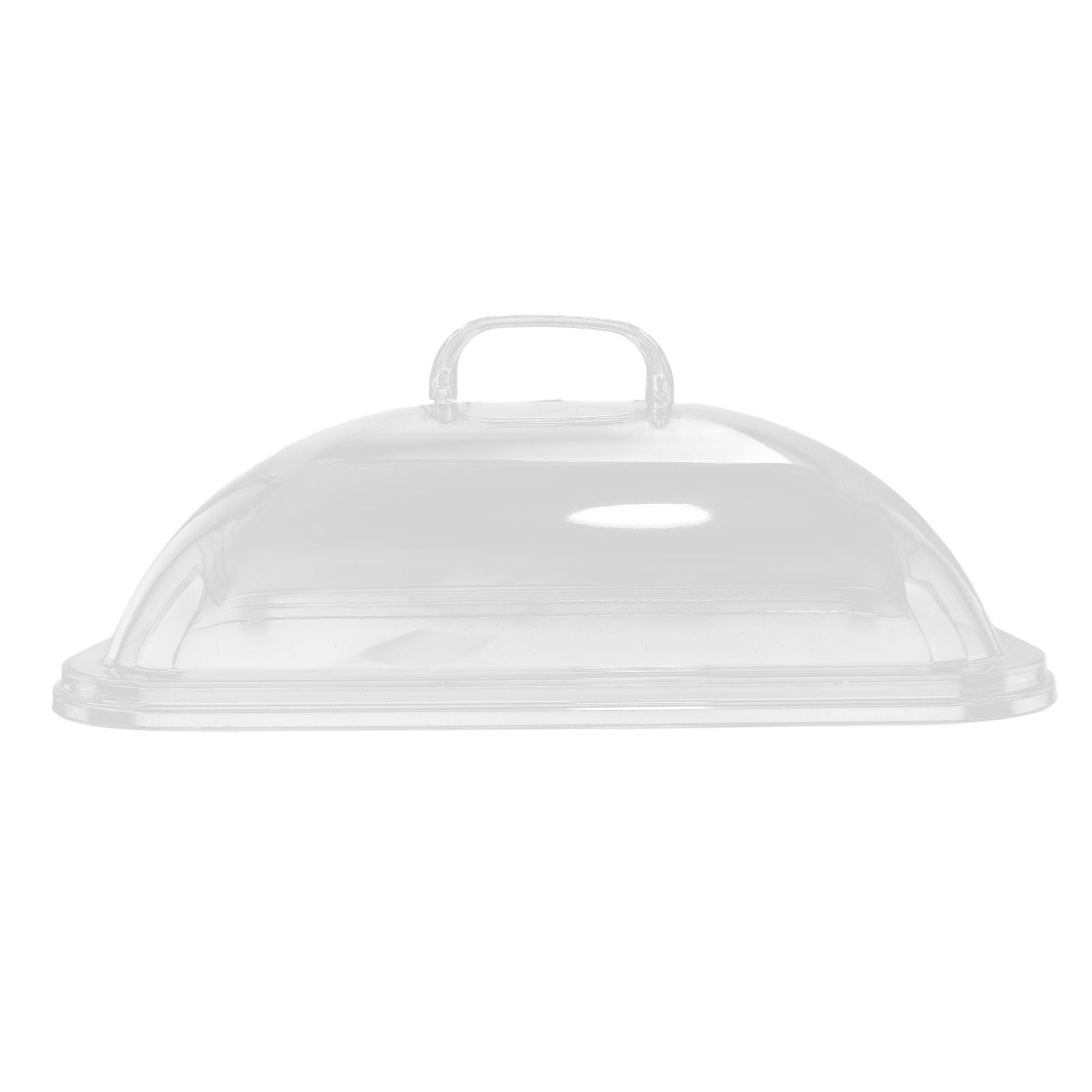 Splatter Cover Clear Transparent Acrylic Dustproof Rectangle Shape Convenient Practical Home Plate Covers for Kitchen M