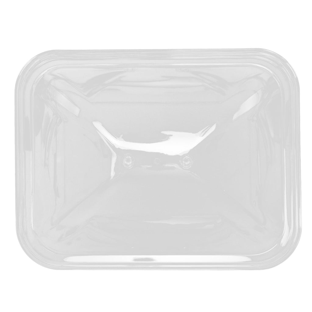 Splatter Cover Clear Transparent Acrylic Dustproof Rectangle Shape Convenient Practical Home Plate Covers for Kitchen M