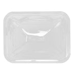 Splatter Cover Clear Transparent Acrylic Dustproof Rectangle Shape Convenient Practical Home Plate Covers for Kitchen M