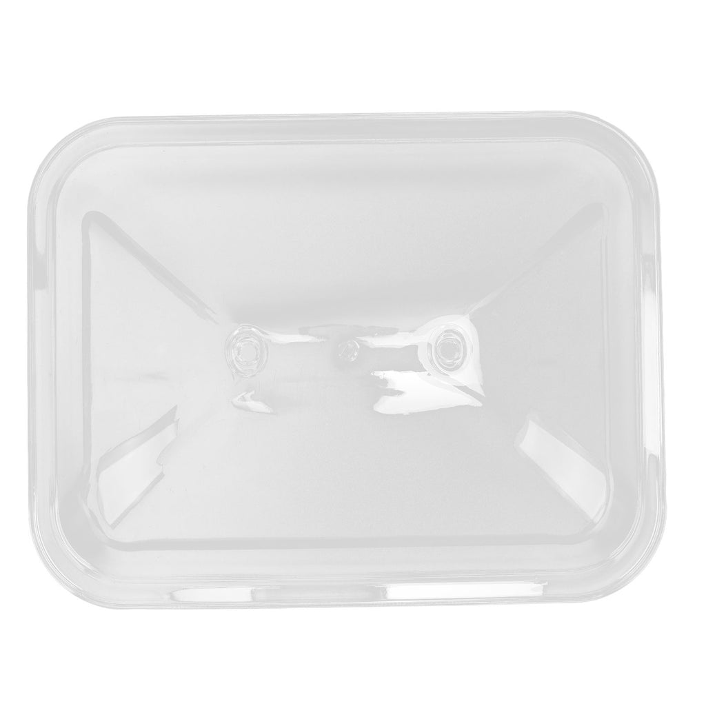 Splatter Cover Clear Transparent Acrylic Dustproof Rectangle Shape Convenient Practical Home Plate Covers for Kitchen M