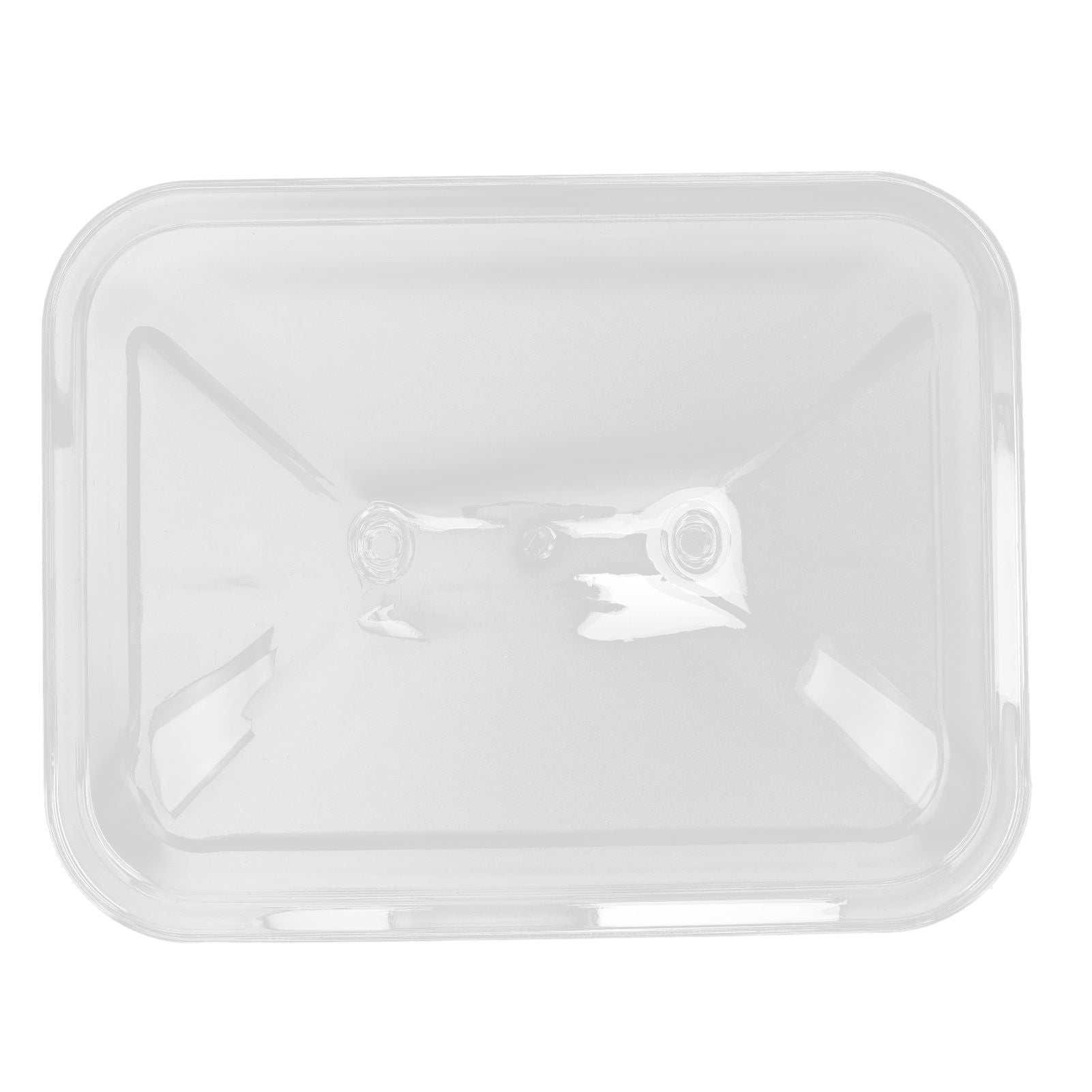 Splatter Cover Clear Transparent Acrylic Dustproof Rectangle Shape Convenient Practical Home Plate Covers for Kitchen M