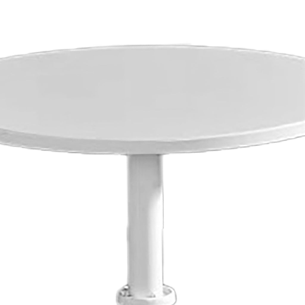 Metal Cake Stand European Style Anti Slip Round Cake Stand for Weddings Parties Anniversaries Large White
