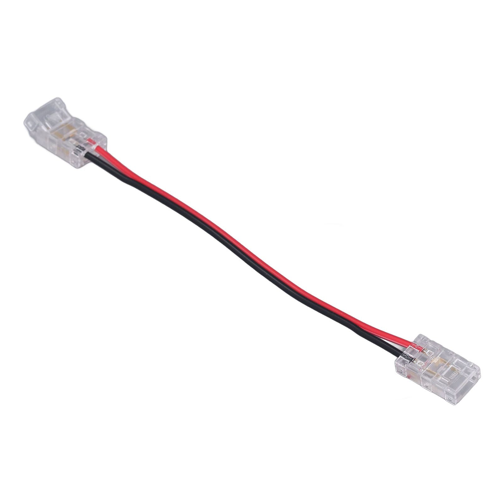 10pcs COB Strip Light Connector Professional Double Head 8mm 2 Pin Light Strip Connectors for Home Office School