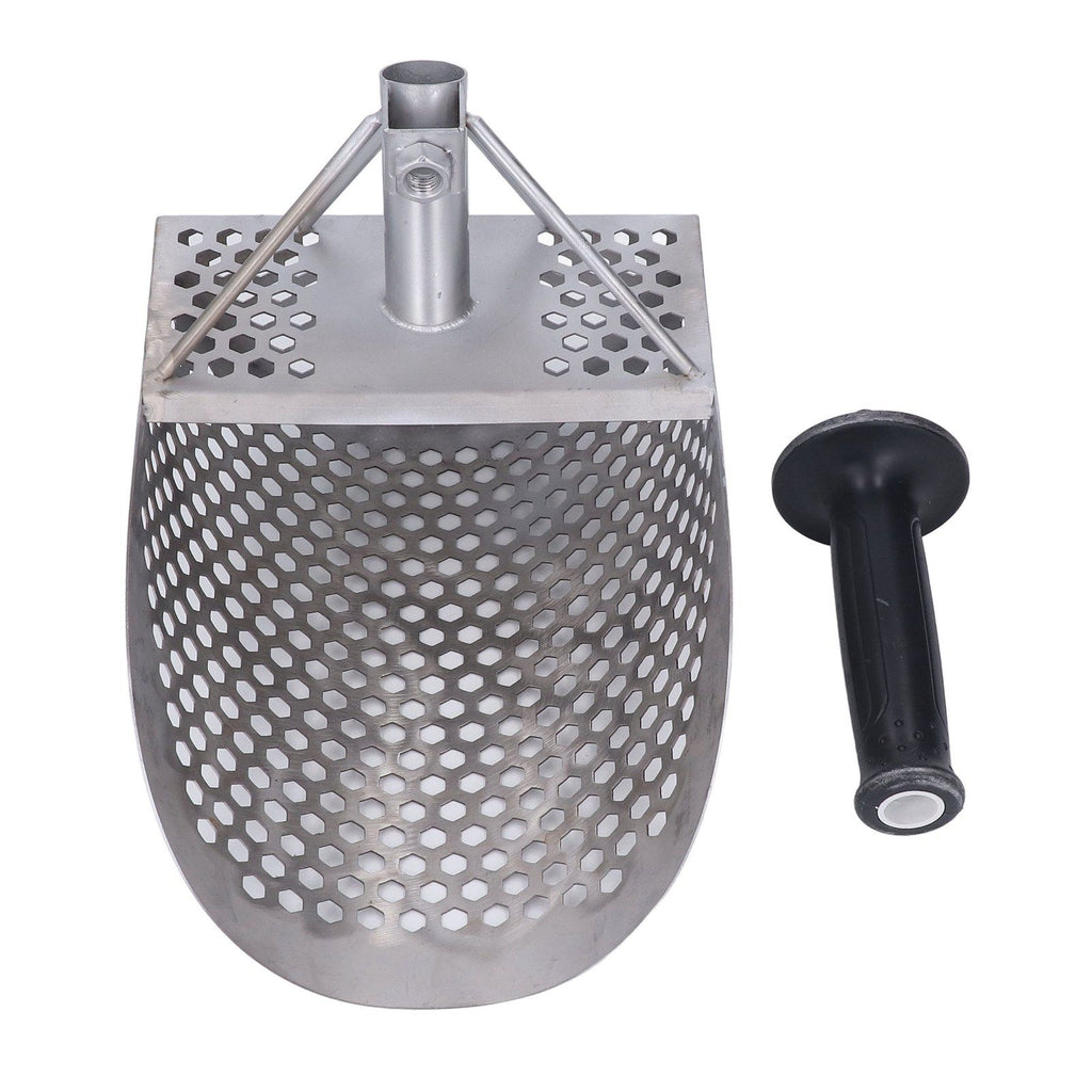 Beach Sand Scoop Metal Detecting Hunting Tool Detector Stainless Steel Hexahedron Holes Sand Scoop