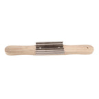 15 Inch Buffing Wheel Rake with Wooden Handle for Compound Cleaning Removing Residual Compounds Metal