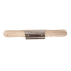 15 Inch Buffing Wheel Rake with Wooden Handle for Compound Cleaning Removing Residual Compounds Metal
