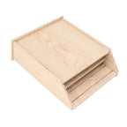 Bat House Handcrafted Weatherproof Corrosion Protection Wooden Bat Box for Outdoor Garden Wood