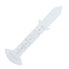 Grass Gauge 30cm Clear Funny Text Sturdy Iron Grass Height Measuring Ruler for Garden Yard Lawn
