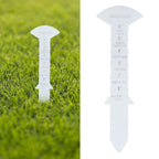 Grass Gauge 30cm Clear Funny Text Sturdy Iron Grass Height Measuring Ruler for Garden Yard Lawn