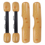 2 PCS Wood Grain Inflatable Floating Row Pool Floats Floating Log Raft Toys Outdoor Party Water Sports Games for Adults Kids