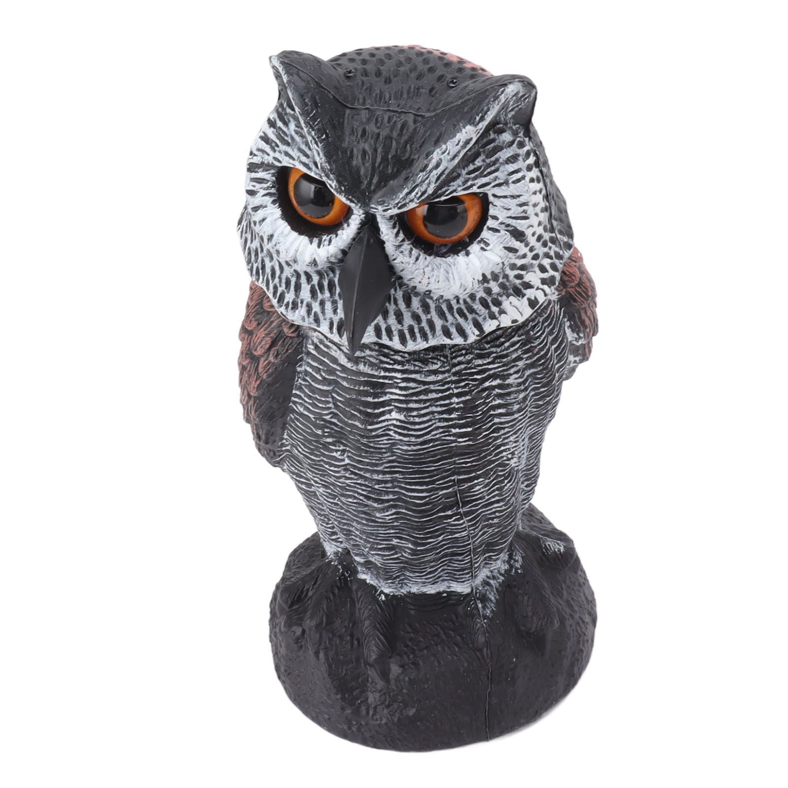 Plastic Shake Head Owl Decoy To Scare Birds Away Scarecrow Fake Owl Outdoor Garden Decoration