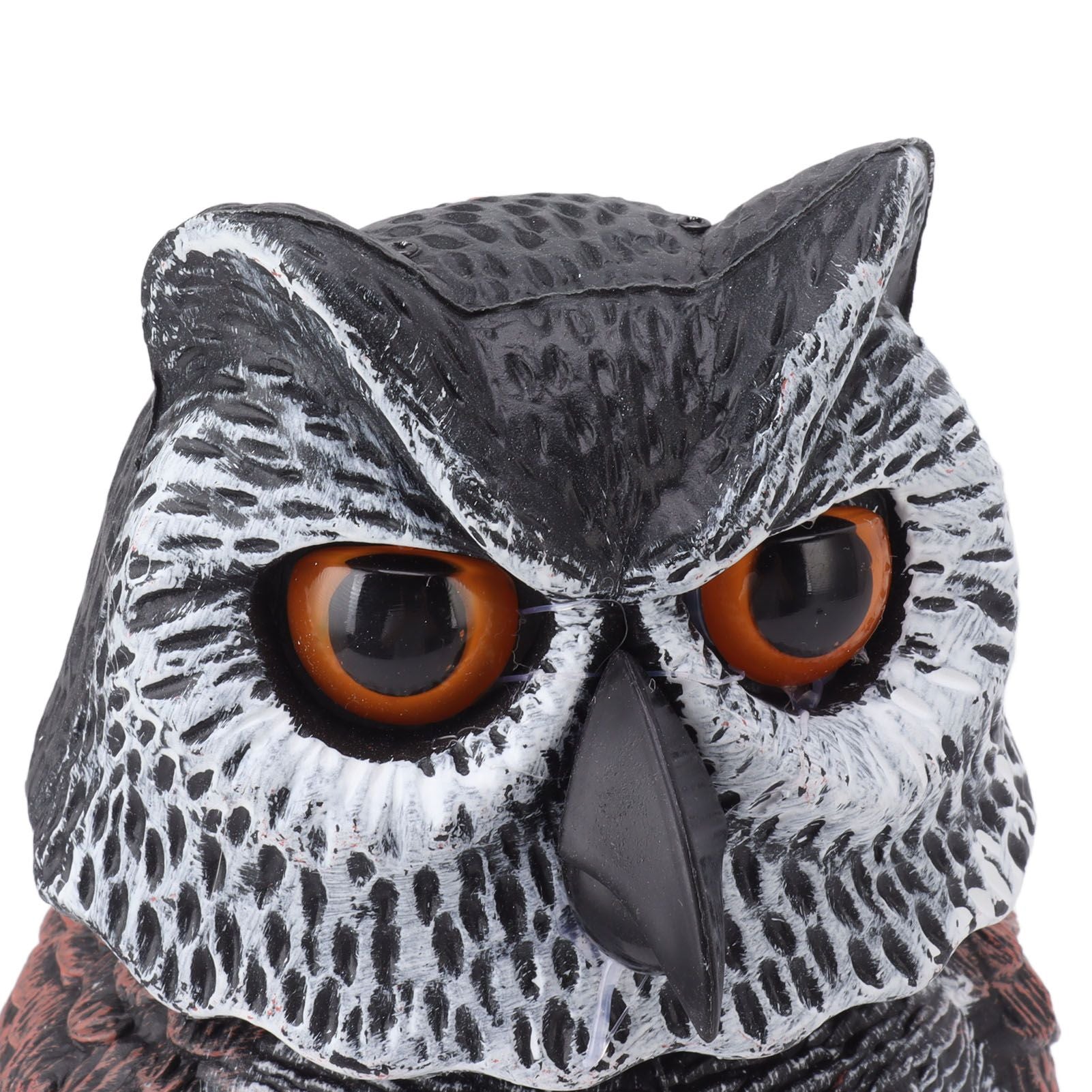 Plastic Shake Head Owl Decoy To Scare Birds Away Scarecrow Fake Owl Outdoor Garden Decoration