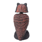 Plastic Shake Head Owl Decoy To Scare Birds Away Scarecrow Fake Owl Outdoor Garden Decoration