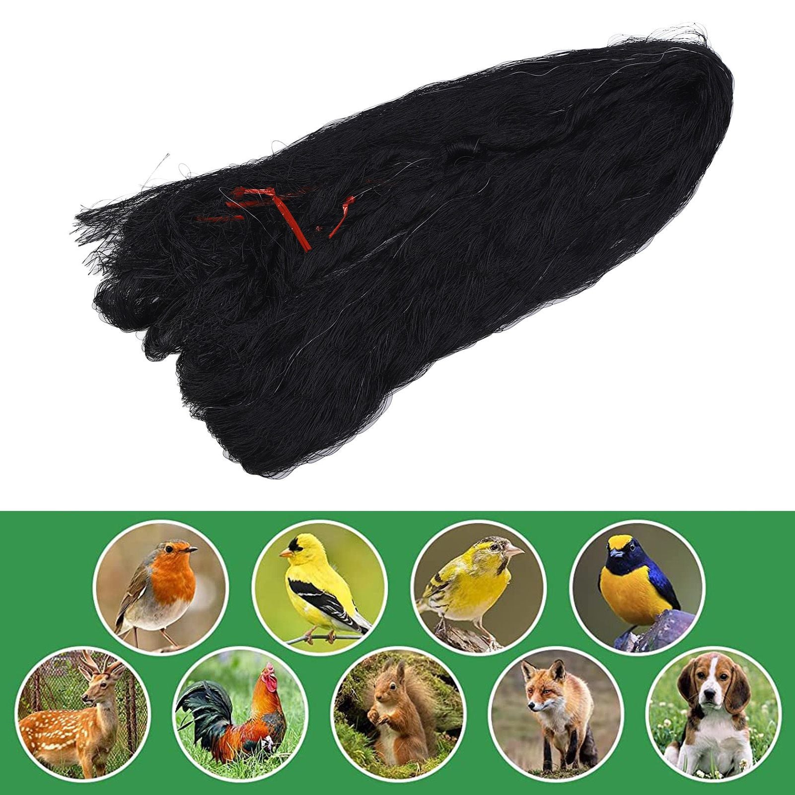 Bird Protective Net Light Weight Reusable Protect Fruit Tree Net for Birds Deer Chickens Ducks Dogs Hole Spacing 2.5cm/1in