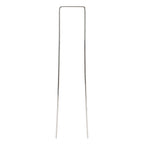 100Pcs U Shaped Garden Stakes Galvanized Steel Landscape Stakes Pins for Weed Barrier Sod Fabric Decorations Roughness 2.5mm/0.10in