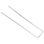 100Pcs U Shaped Garden Stakes Galvanized Steel Landscape Stakes Pins for Weed Barrier Sod Fabric Decorations Roughness 2.5mm/0.10in