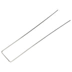 100Pcs U Shaped Garden Stakes Galvanized Steel Landscape Stakes Pins for Weed Barrier Sod Fabric Decorations Roughness 2.5mm/0.10in