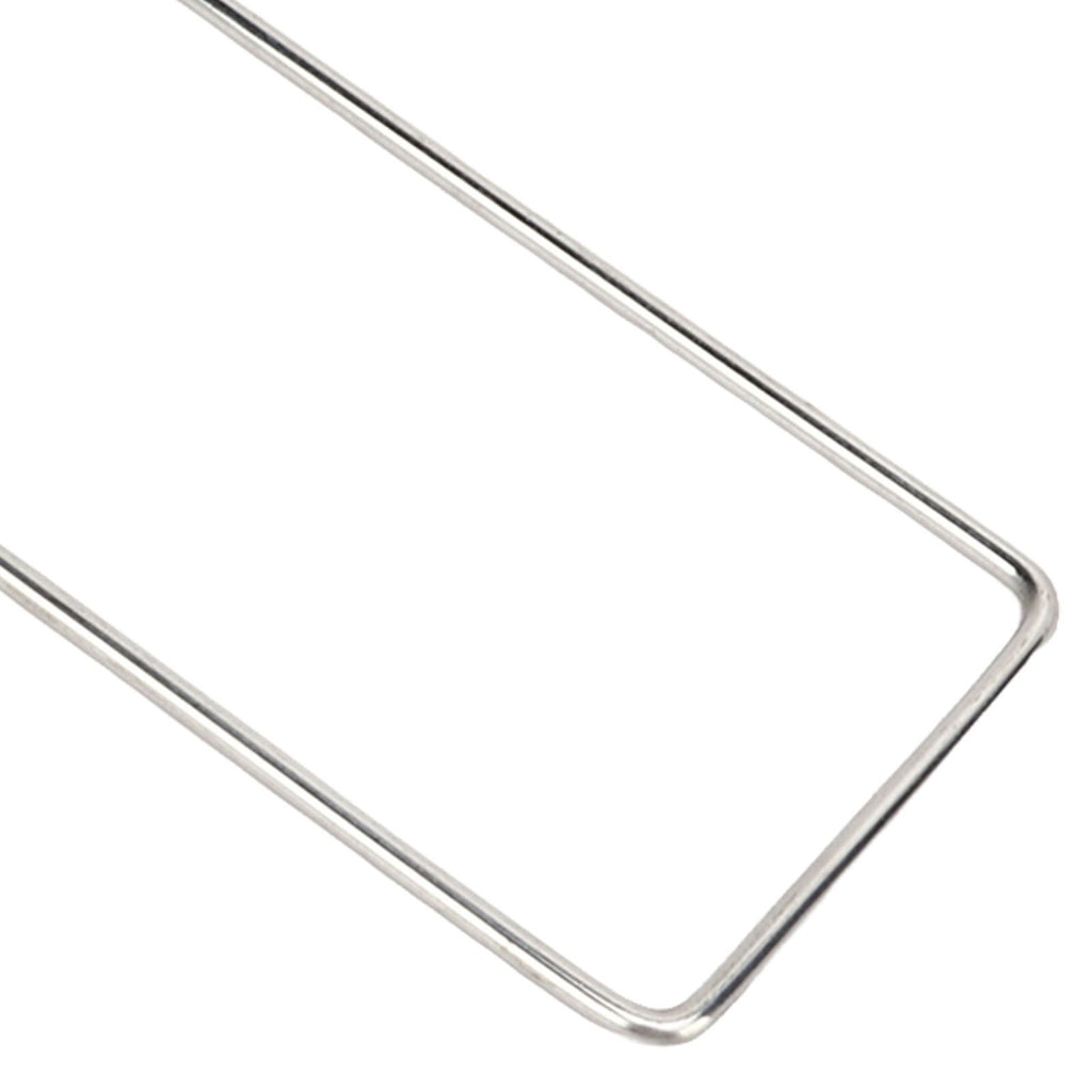 100Pcs U Shaped Garden Stakes Galvanized Steel Landscape Stakes Pins for Weed Barrier Sod Fabric Decorations Roughness 2.5mm/0.10in