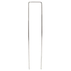 100Pcs U Shaped Garden Stakes Galvanized Steel Landscape Stakes Pins for Weed Barrier Sod Fabric Decorations Roughness 3mm/0.12in