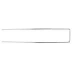 100Pcs U Shaped Garden Stakes Galvanized Steel Landscape Stakes Pins for Weed Barrier Sod Fabric Decorations Roughness 3mm/0.12in