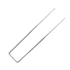 50Pcs Galvanized Steel Garden Stakes U Shaped Tent Stakes U Shaped Galvanized Landscape Pins Heavy Duty Yard Ground Pin 4x10cm 0.4mm Thickness