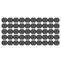 Garden Stakes Gasket Landscape Plastic Gasket Garden Stakes Pad for Weed Barrier Create Sturdier Hold 50pcs
