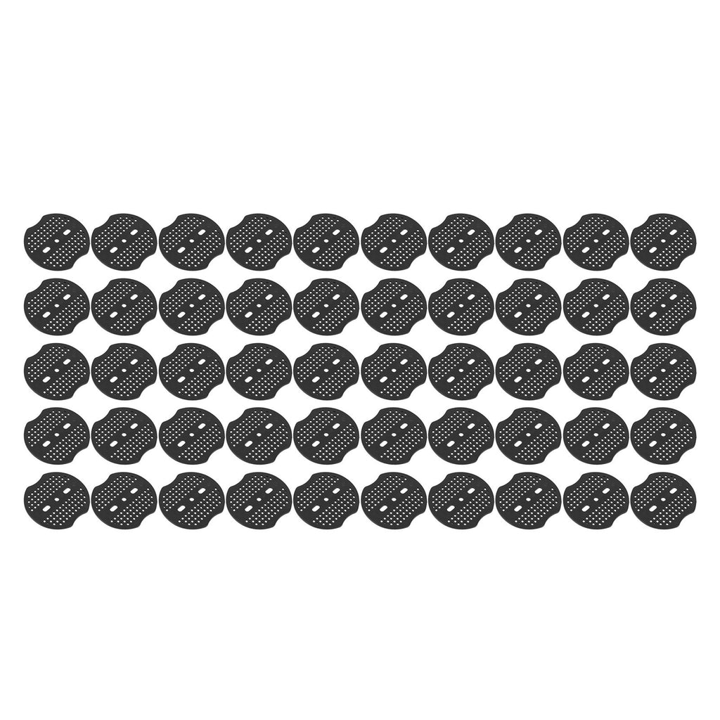 Garden Stakes Gasket Landscape Plastic Gasket Garden Stakes Pad for Weed Barrier Create Sturdier Hold 50pcs