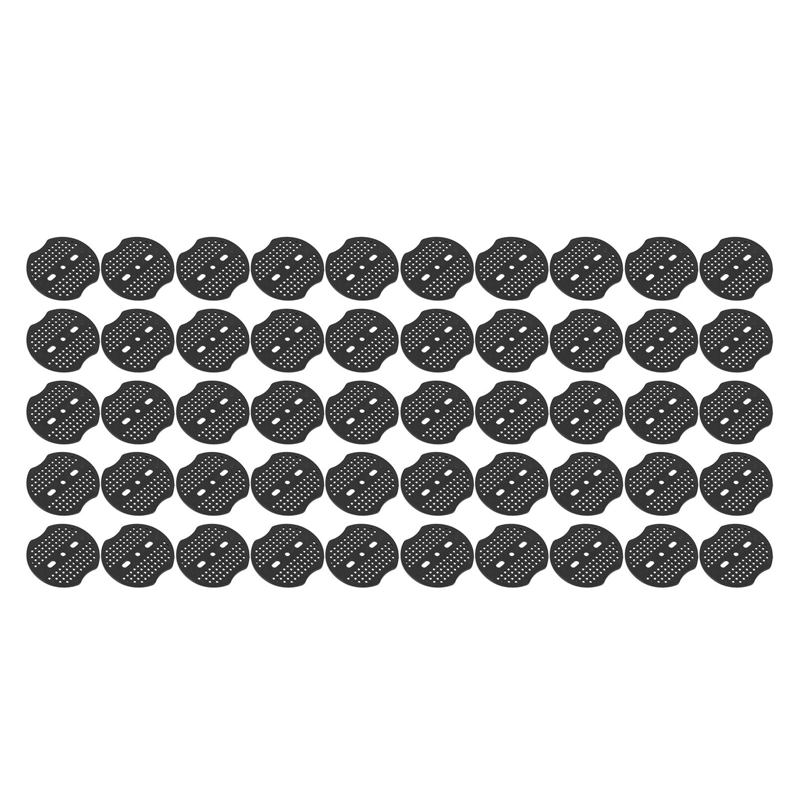 Garden Stakes Gasket Landscape Plastic Gasket Garden Stakes Pad for Weed Barrier Create Sturdier Hold 50pcs