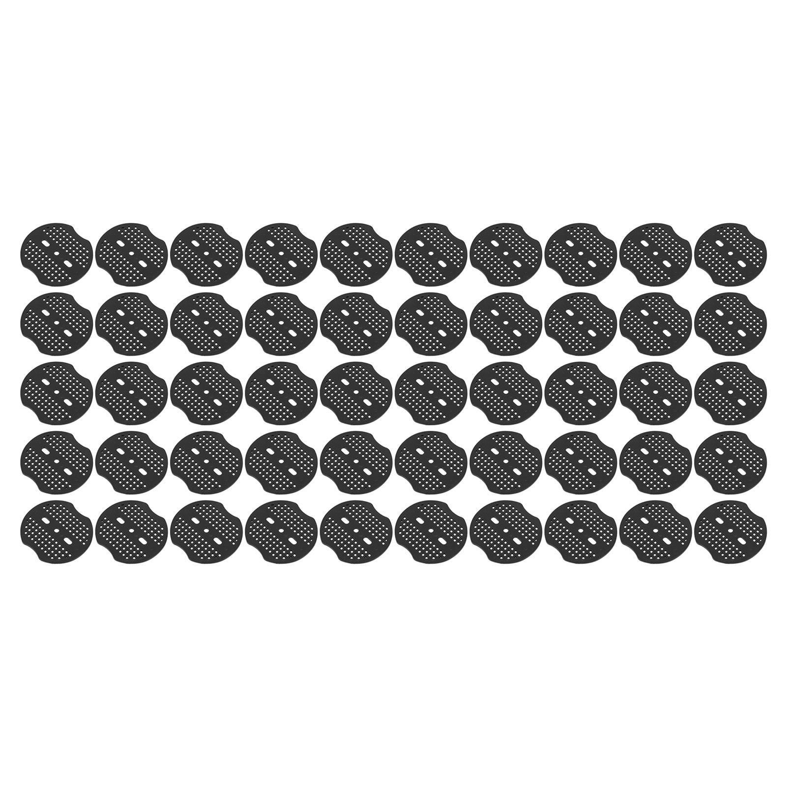 Garden Stakes Gasket Landscape Plastic Gasket Garden Stakes Pad for Weed Barrier Create Sturdier Hold 50pcs
