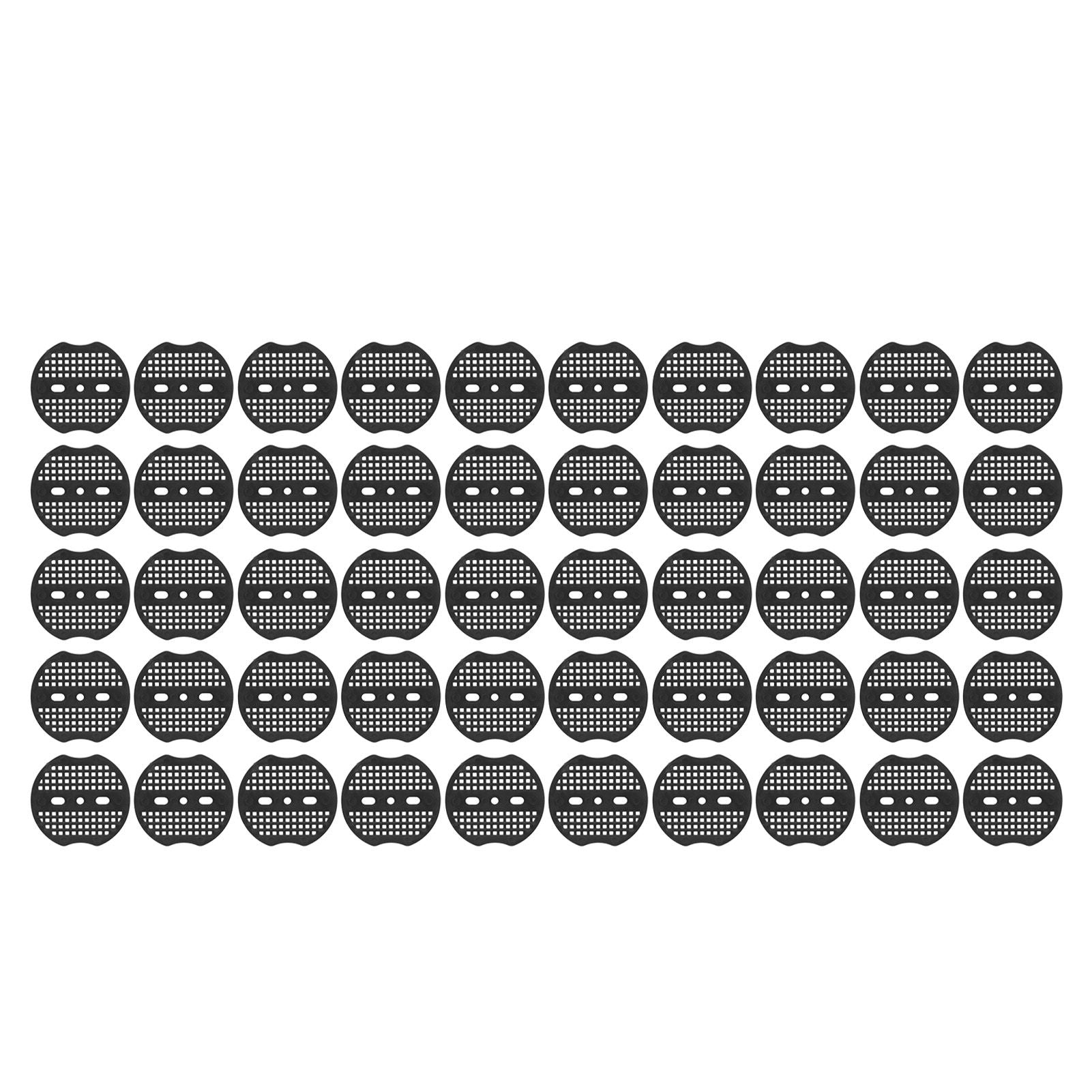 Garden Stakes Gasket Landscape Plastic Gasket Garden Stakes Pad for Weed Barrier Create Sturdier Hold 50pcs