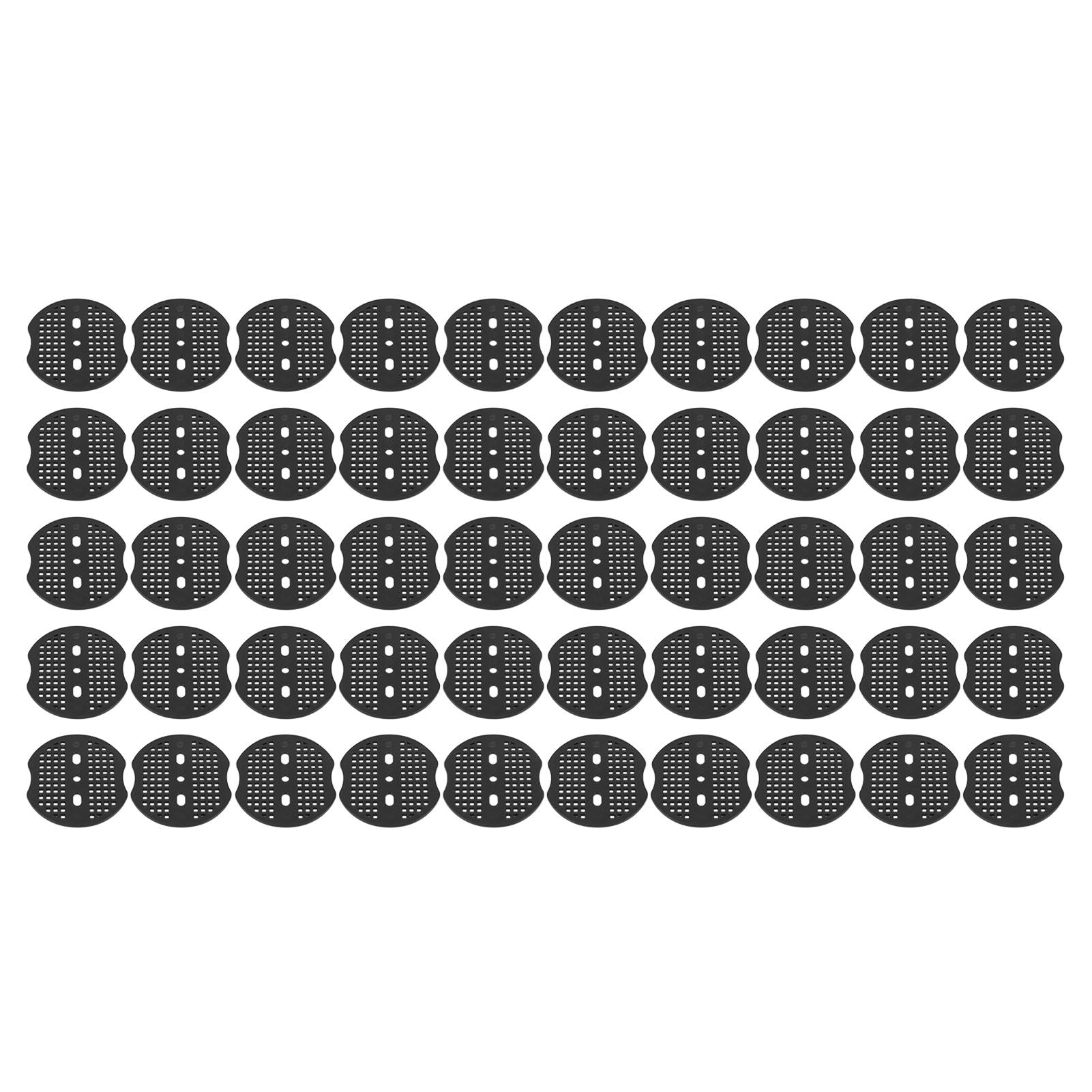 Garden Stakes Gasket Landscape Plastic Gasket Garden Stakes Pad for Weed Barrier Create Sturdier Hold 50pcs