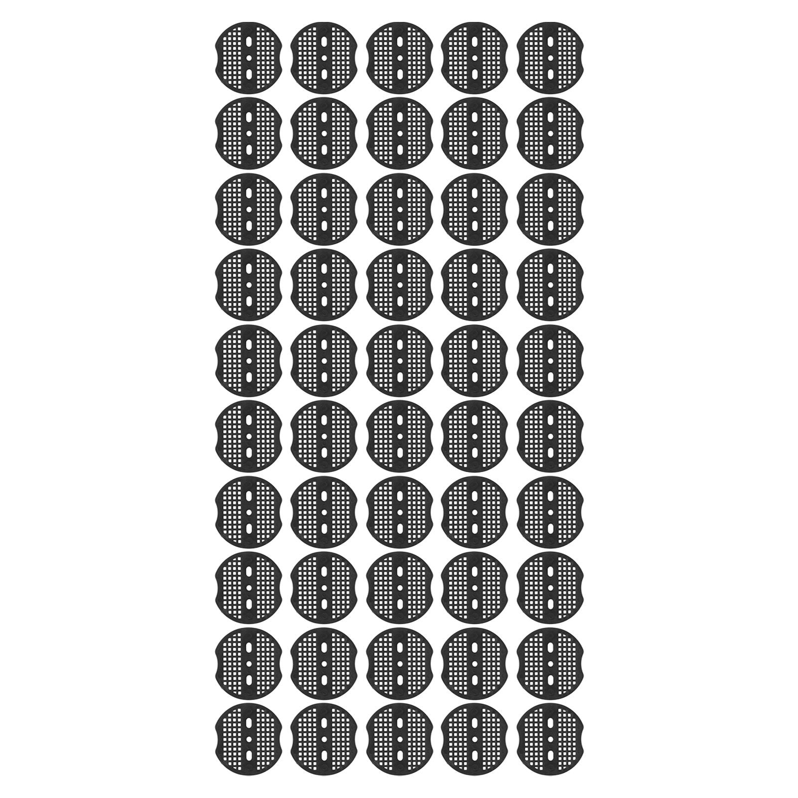 Garden Stakes Gasket Landscape Plastic Gasket Garden Stakes Pad for Weed Barrier Create Sturdier Hold 50pcs