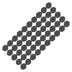 Garden Stakes Gasket Landscape Plastic Gasket Garden Stakes Pad for Weed Barrier Create Sturdier Hold 50pcs