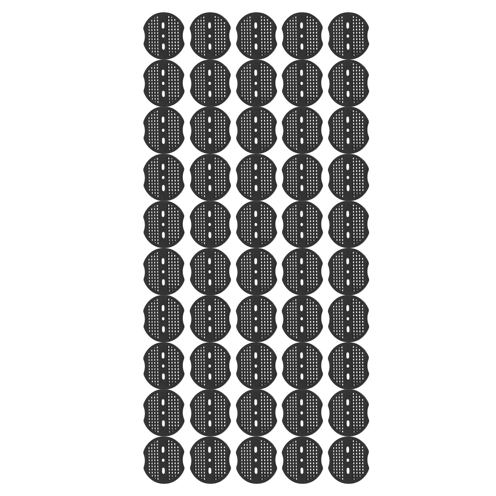 Garden Stakes Gasket Landscape Plastic Gasket Garden Stakes Pad for Weed Barrier Create Sturdier Hold 50pcs